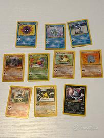 Carte pokemon rare di serie miste