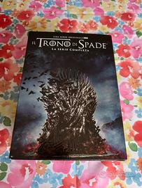 Cofanetto DVD del TRONO DI SPADE, GAME OF THRONES.