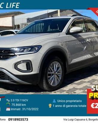 Volkswagen T-Roc Life 2.0 TDI 116 CV
