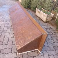 tettoia in rame e ferro 