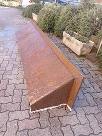 tettoia in rame e ferro 