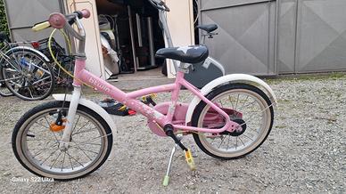bicicletta B-twin 16 pollici 