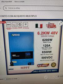 batteria accumulatorel15 kw fotovoltaico +inverter