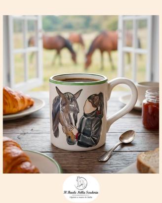 Mug personalizzate in vera ceramica dipinte a mano