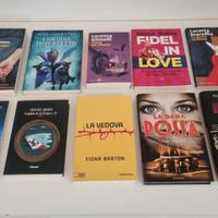 Lotto libri 10 romanzi thriller scrittrici italia