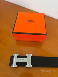 Cintura in pelle nera