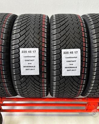 4 gomme 225 45 17 Continental Invernale