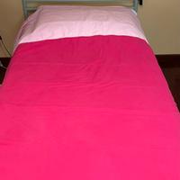 Letto in ferro verniciato verde acqua