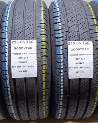 4 GOMME 215 65 16C GOODYEAR 2025 RIF4646