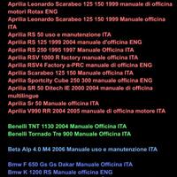 Manuali di officina o uso e manutenzione moto