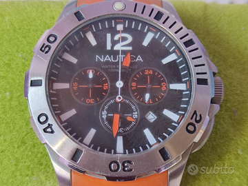 Orologio cronografo Nautica 100 m. corona a vite
