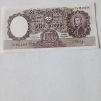 Banconota Argentina 1000 Pesos 1966-1969