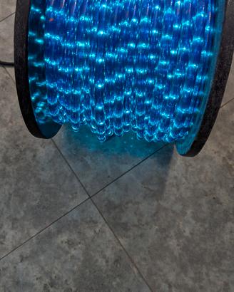 Tubo Luminoso Led blu Decori Natale 