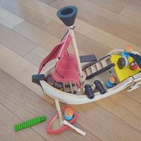 Galeone dei pirati in legno