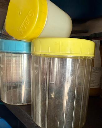 Barattoli cucina plastica anni 70