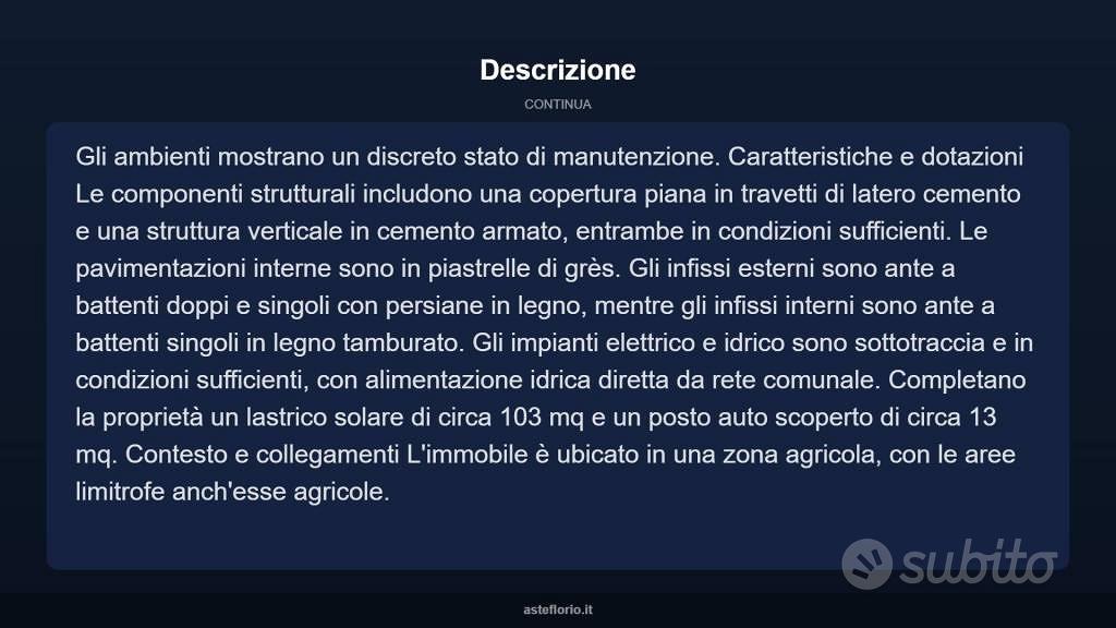 Appartamento – Fara in Sabina, Passo Corese - Altro