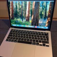 Mac Book Air 13” M1 (2021), color silver/ argento