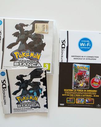 Pokémon vers. Bianca Nintendo DS - Box e Manuale