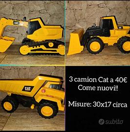 3 camion Cat con suoni . gioco bambini