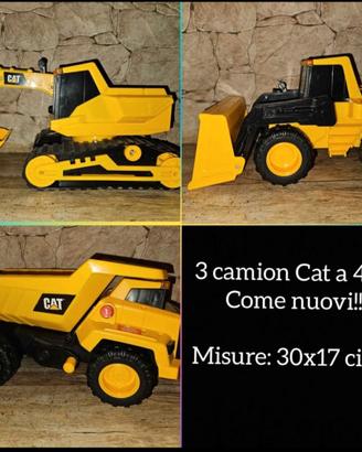 3 camion Cat con suoni . gioco bambini