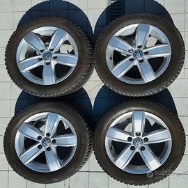 4 CERCHI VW 16" 5x112 ET48 + PIRELLI 205/55