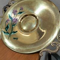 Centrotavola Vintage in Ottone Firmato "MODY" - De