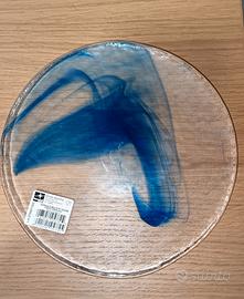 Piatti da dessert Bormioli vetro di Murano 