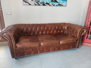 Divano letto 3 posti Chesterfield