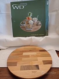 Piatto rotante in legno
