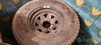 4 ruote complete mitsubishi pajero