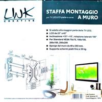 STAFFA MONTAGGIO per TV LED/LCD piatte/curve NUOVA