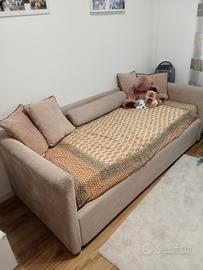 Letto singolo con letto estraibile 