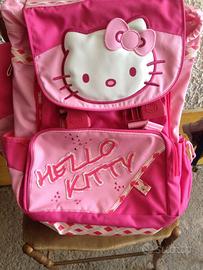 Zaino scuola Hello Kitty rosa