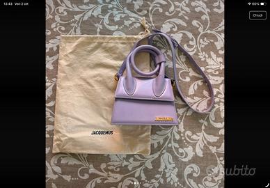 Borsa jacquemus le chiquito lilla