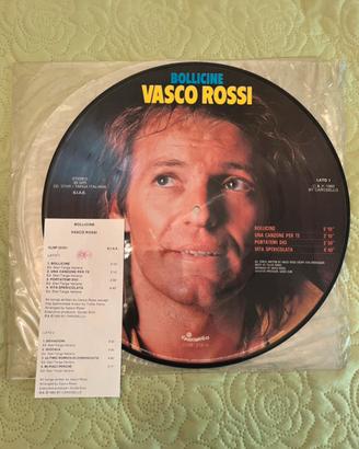 Vasco Bollicine LP Picture Disc + Tagliando SIAE