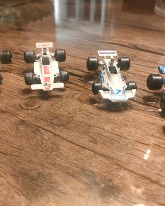 Lotto 4 modellini F1 scala 1:55 Polistil RJ