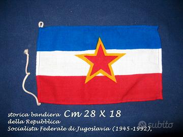 BANDIERA STORICA REPUBBLICA FDERALE DI JUGOSLAVIA