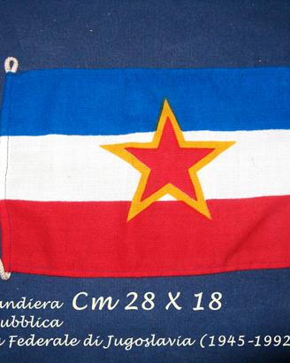 BANDIERA STORICA REPUBBLICA FDERALE DI JUGOSLAVIA