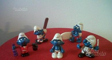Puffi oggetti vari originali anni '80