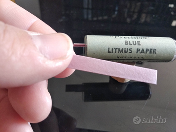 Cartina tornasole Blue Litmus Paper da collezzione
