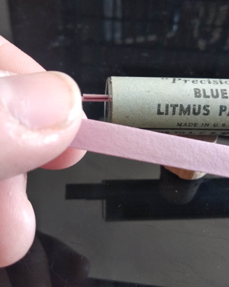 Cartina tornasole Blue Litmus Paper da collezzione