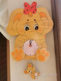 Orologio a pendolo camera bimbi movimento occhi