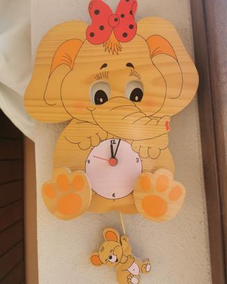 Orologio a pendolo camera bimbi movimento occhi