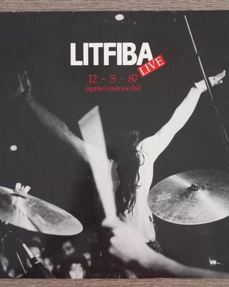 Litfiba 12/05/1987  Aprite i vostri occhi 1° stamp