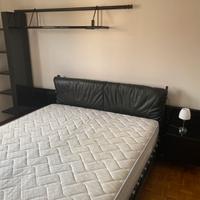 Camera da letto nero lucido