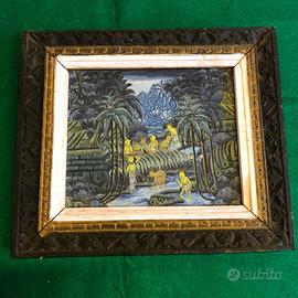 Due quadri originali balinesi Vintage