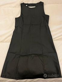 Abito a tubino, nero, in similpelle