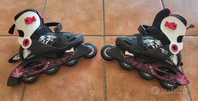 Pattini in linea (tipo Rollerblade) Oxelo ragazza