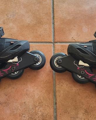 Pattini in linea (tipo Rollerblade) Oxelo ragazza