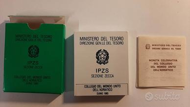 500 LIRE Collegio dell'Adriatico - Duino 1985